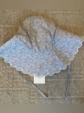 NWT Olivier London Blue Liberty Girls Sun Hat XL‎ (6-10 years)